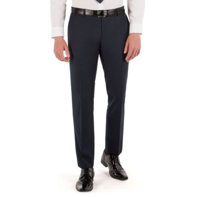 Red Herring Navy twill slim fit suit trouser